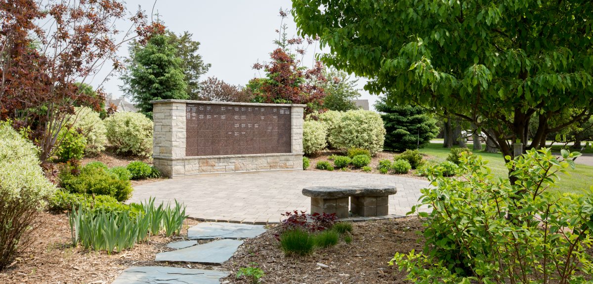 Exterior Custom Wall Columbarium - Church