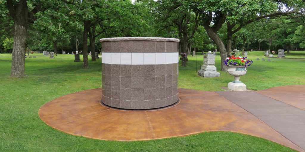 Exterior Pre-Assembled York Ossuarium - Cemetery